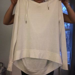 Abercrombie and Fitch white comfy, casual hoodie